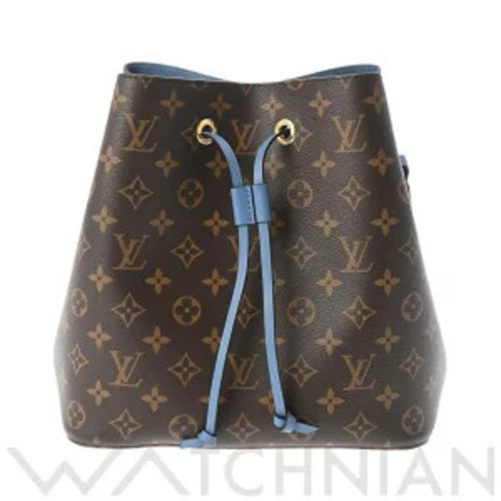 Louis Vuitton Monogram NeoNoe Blue Jean Canvas Shoulder Bag